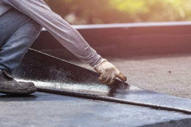 Professional Emergency Waterproofing technician working in Union City, PA
